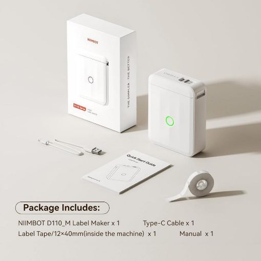 Εικόνα της Εκτυπωτής Ετικετών Niimbot D110-M Wireless White
