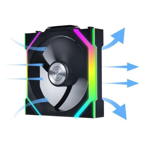 Εικόνα της Case Fan Lian Li UniFan SL Wireless 120 Black G99.12SL1W1B.00