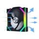 Εικόνα της Case Fan Lian Li UniFan SL Wireless 120 Black G99.12SL1W1B.00