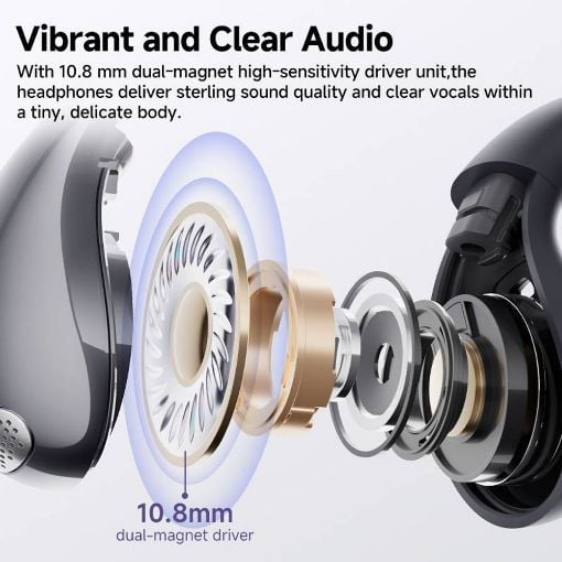 Εικόνα της Earbuds QCY Crossky C30 Earclip White