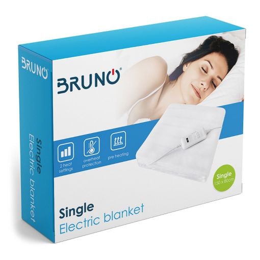 Εικόνα της Μονή Ηλεκτρική Κουβέρτα Bruno 150x80cm 60W με 1Χειριστήριο Bruno BRN-0064