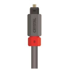 Εικόνα της Καλώδιο Crystal Audio Toslink 1.5m Black