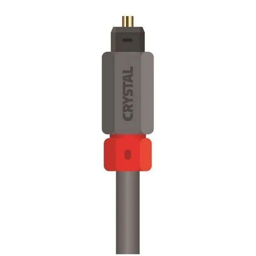 Εικόνα της Καλώδιο Crystal Audio Toslink 1.5m Black