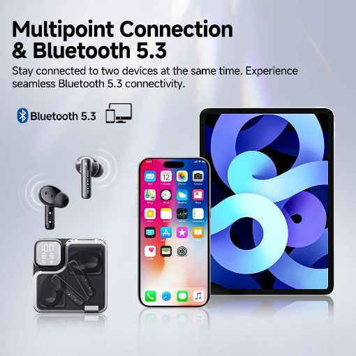Εικόνα της True Wireless Earbuds QCY Melobuds Neo Black