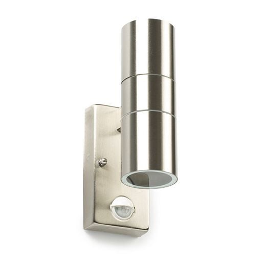 Εικόνα της Επιτοίχιο Φωτιστικό Up & Down 123LED Calabar 2xGU10 Sensor IP44 Silver