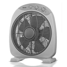 Εικόνα της Επιτραπέζιος Aνεμιστήρας Bruno Box Fan Δαπέδου 38W Γκρί 32cm BRN-0184