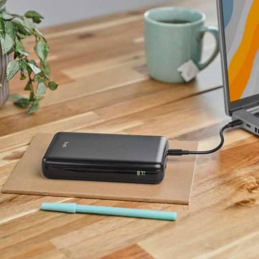 Εικόνα της Power Bank Trust Laro 100W USB-A & USB-C 3-Port 20000mAh Black 25240