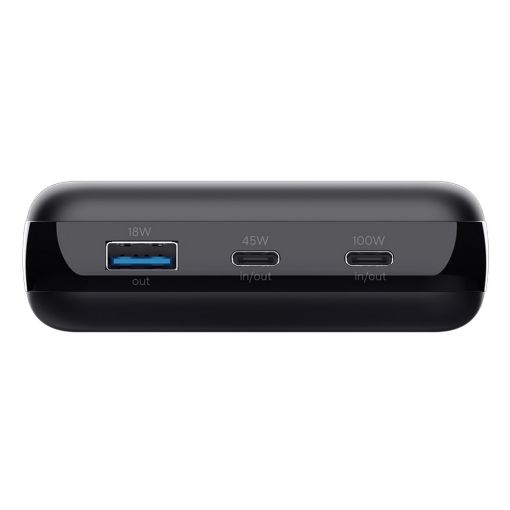 Εικόνα της Power Bank Trust Laro 100W USB-A & USB-C 3-Port 20000mAh Black 25240