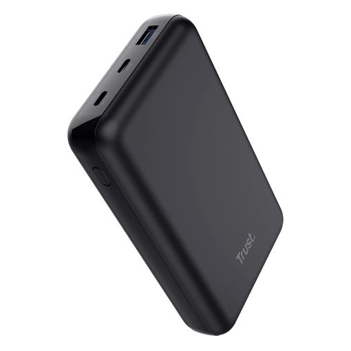 Εικόνα της Power Bank Trust Laro 100W USB-A & USB-C 3-Port 20000mAh Black 25240