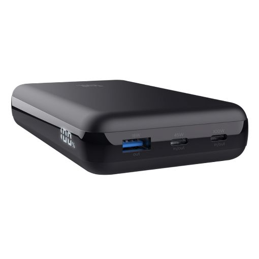 Εικόνα της Power Bank Trust Laro 100W USB-A & USB-C 3-Port 20000mAh Black 25240