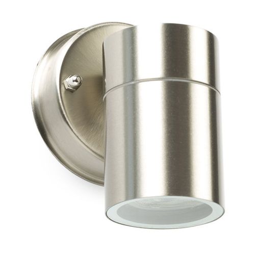 Εικόνα της Επιτοίχιο Φωτιστικό Σποτ Led's Light Stockholm GU10 IP44 Stainless Steel