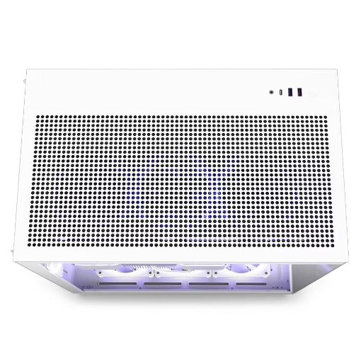 Εικόνα της NZXT H9 Flow Tempered Glass White CM-H91FW-01