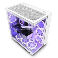 Εικόνα της NZXT H9 Flow Tempered Glass White CM-H91FW-01