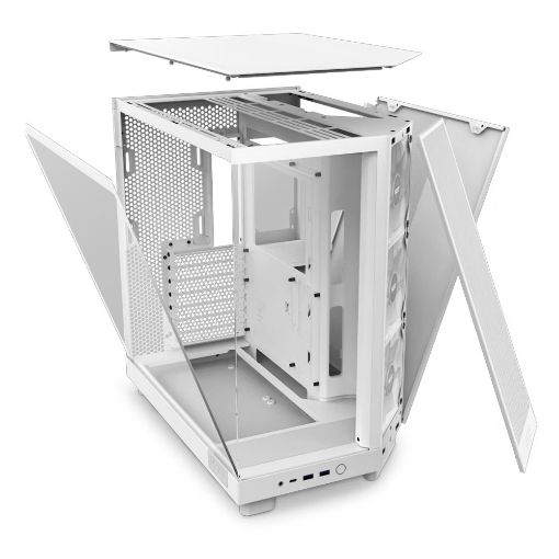 Εικόνα της NZXT H6 Flow RGB Tempered Glass White CC-H61FW-R1