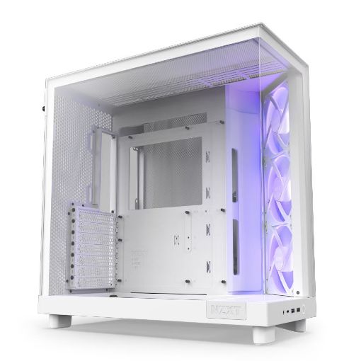 Εικόνα της NZXT H6 Flow RGB Tempered Glass White CC-H61FW-R1
