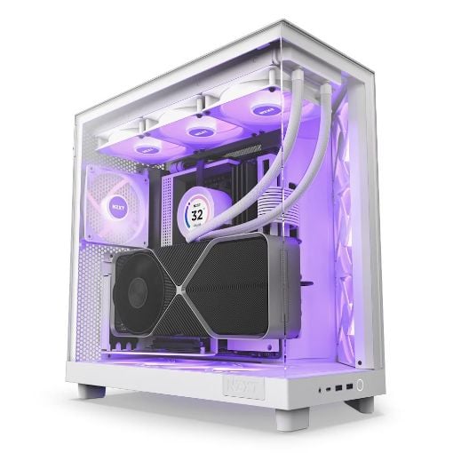 Εικόνα της NZXT H6 Flow RGB Tempered Glass White CC-H61FW-R1