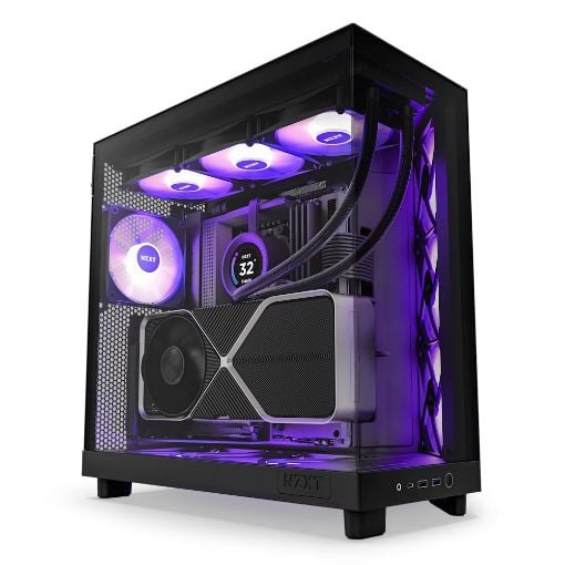 Εικόνα της NZXT H6 Flow RGB Tempered Glass Black CC-H61FB-R1