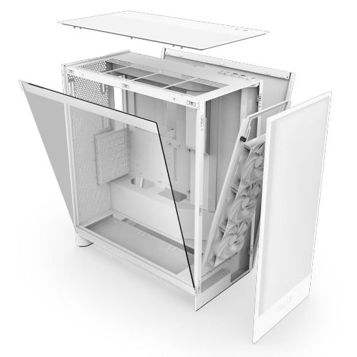 Εικόνα της NZXT H7 Flow Tempered Glass White CM-H72FW-01