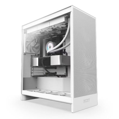 Εικόνα της NZXT H7 Flow Tempered Glass White CM-H72FW-01