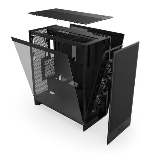 Εικόνα της NZXT H7 Flow Tempered Glass Black CM-H72FB-01