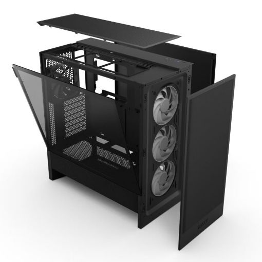 Εικόνα της NZXT H5 Flow RGB Tempered Glass Black CC-H52FB-R1