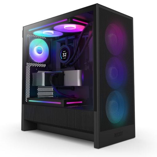 Εικόνα της NZXT H5 Flow RGB Tempered Glass Black CC-H52FB-R1