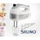 Εικόνα της Mίξερ Xειρός Bruno 500W 5 Ταχύτητες & Turbo Λευκό BRN-0110