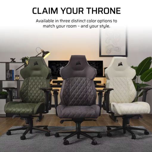 Εικόνα της Gaming Chair Corsair TC500 LUXE Fabric Sherwood CF-9010068-WW