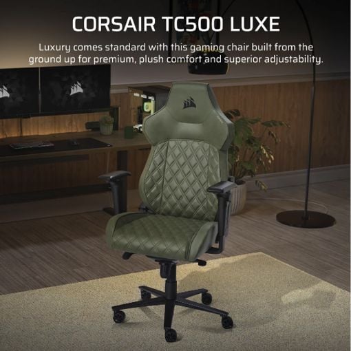 Εικόνα της Gaming Chair Corsair TC500 LUXE Fabric Sherwood CF-9010068-WW