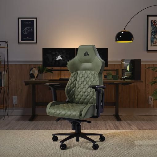 Εικόνα της Gaming Chair Corsair TC500 LUXE Fabric Sherwood CF-9010068-WW