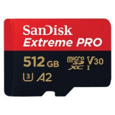 Εικόνα της Κάρτα Μνήμης MicroSDXC SanDisk Extreme Pro 512GB + SDAdapter SDSQXCD-512G-GN6MA