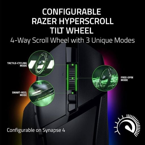 Εικόνα της Ποντίκι Razer Basilisk v3 Pro 35K Wireless Black RZ01-05240100-R3G1