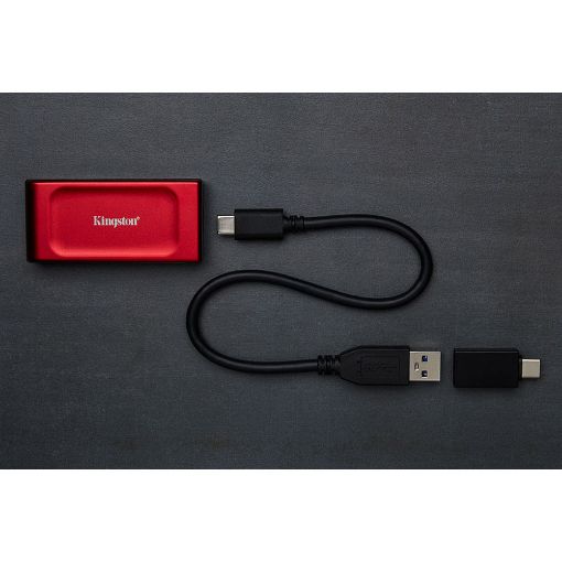 Εικόνα της Εξωτερικός SSD Δίσκος Kingston XS1000 2TB USB 3.2 Red SXS1000R/2000G