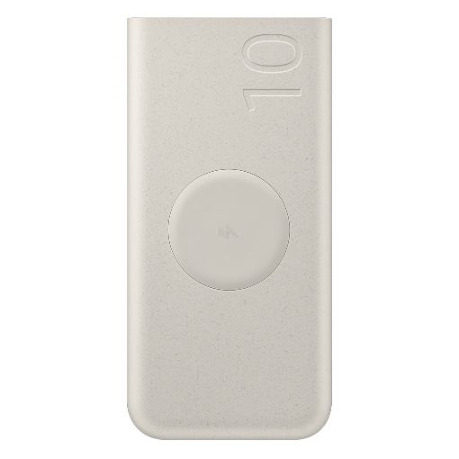 Εικόνα της Power Bank Samsung Dual USB-C 10000mAh 25W Wireless Beige EB-U2510XUEGEU