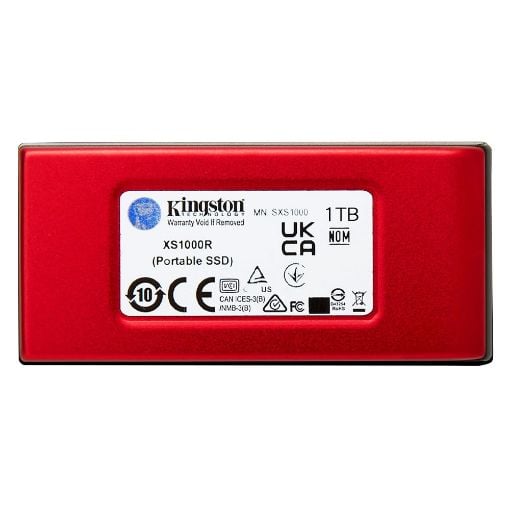 Εικόνα της Εξωτερικός SSD Δίσκος Kingston XS1000 1TB USB 3.2 Red SXS1000R/1000G
