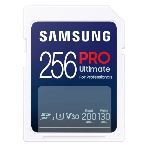Εικόνα της Κάρτα Μνήμης SDXC Samsung Pro Ultimate 256GB Class 10 U3 V30 UHS-I + USB Adapter MB-SY256SB/WW