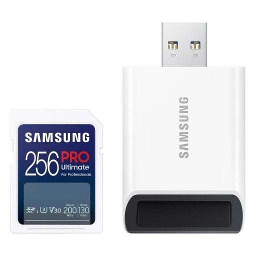 Εικόνα της Κάρτα Μνήμης SDXC Samsung Pro Ultimate 256GB Class 10 U3 V30 UHS-I + USB Adapter MB-SY256SB/WW
