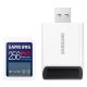 Εικόνα της Κάρτα Μνήμης SDXC Samsung Pro Ultimate 256GB Class 10 U3 V30 UHS-I + USB Adapter MB-SY256SB/WW
