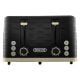 Εικόνα της Φρυγανιέρα Sencor STS 7551BK 4 Θέσεων 3D Pattern Design 1600W Μαύρο/Χρυσό