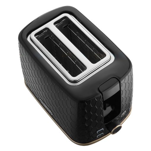 Εικόνα της Φρυγανιέρα Sencor STS 7201BK 2 Θέσεων 3D Pattern Design 930W Μαύρη