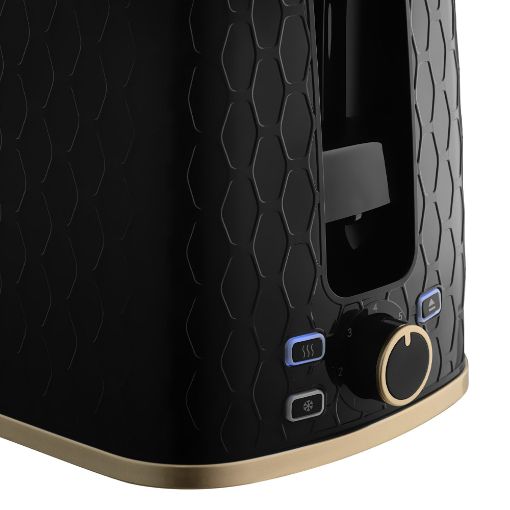 Εικόνα της Φρυγανιέρα Sencor STS 7201BK 2 Θέσεων 3D Pattern Design 930W Μαύρη