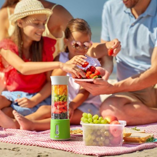 Εικόνα της Blender Smoothie Maker Sencor SBL 131GR Επαναφορτιζόμενο 500ml 150W Πράσινο