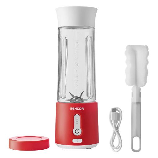 Εικόνα της Blender Smoothie Maker Sencor SBL 134RD Επαναφορτιζόμενο 500ml 150W Κόκκινο