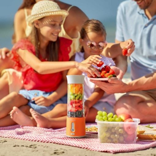 Εικόνα της Blender Smoothie Maker Sencor SBL 133OR Επαναφορτιζόμενο 500ml 150W Πορτοκαλί