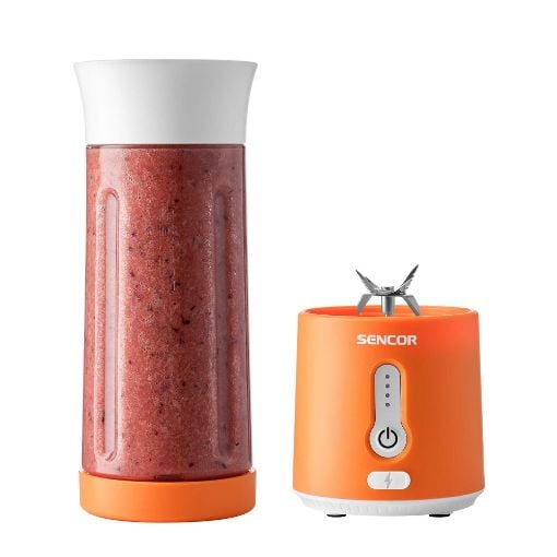 Εικόνα της Blender Smoothie Maker Sencor SBL 133OR Επαναφορτιζόμενο 500ml 150W Πορτοκαλί
