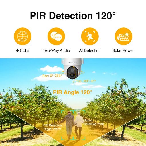 Εικόνα της Outdoor Wireless IP Camera Arenti GO3G+SP2 με Μπαταρία 2K/3MP 4G/LTE