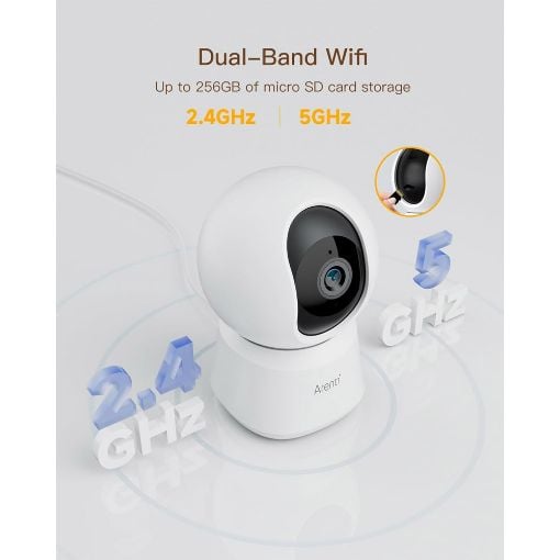 Εικόνα της Indoor Wired IP Camera Arenti P2F Pan/Tilt 3K Wi-Fi