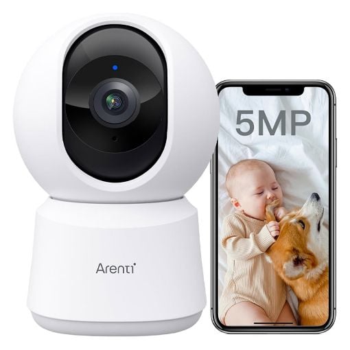 Εικόνα της Indoor Wired IP Camera Arenti P2F Pan/Tilt 3K Wi-Fi