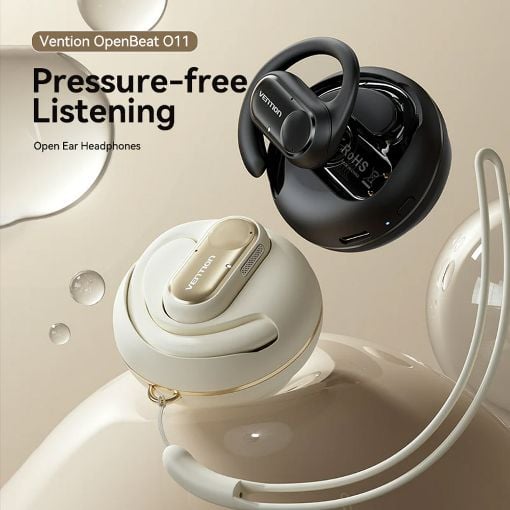 Εικόνα της Earphones Vention OpenBeat O11 Bluetooth Beige NBPN0