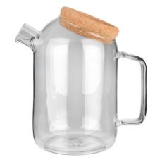 Εικόνα της Κανάτα Γυάλινη Estia 1200ml με Καπάκι Φελλού 01-23577